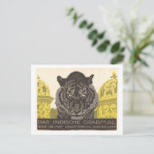 Indische tombe briefkaart (Staand voorkant)