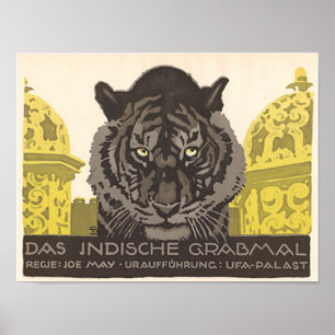 Indische tombe poster