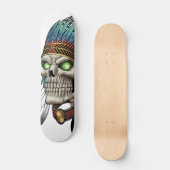 Indische tribale orthodoxe schedelbuis skateboard (Voorkant)