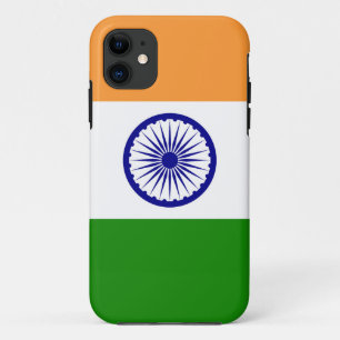 Indische vlag - Afbeelding van hoge kwaliteit iPhone 11 Hoesje