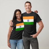 Indische vlag - Afbeelding van hoge kwaliteit T-shirt (Unisex)