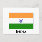 Indische vlag briefkaart (Voorkant)