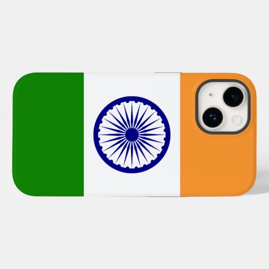 Indische vlag Case-Mate iPhone case (Achterkant (horizontaal))