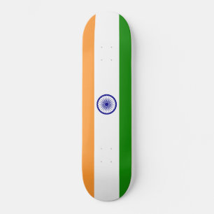 Indische vlag (India) (Zuid-Aziatisch land) (Bhara Skateboard