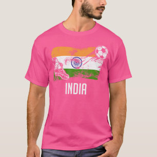 Indische Vlag Jersey Indiaas voetbalteam Indiaas T-shirt