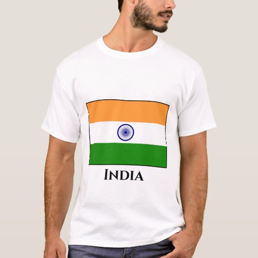 Indische vlag t-shirt (Voorkant)