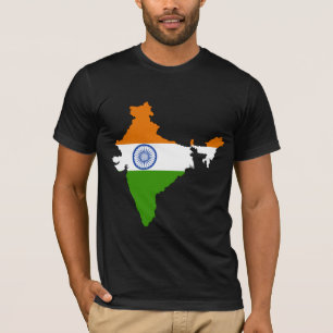 Indische vlag — volledige grootte t-shirt