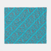 Indische vloervogel fleece deken (Voorkant (Horizontaal))