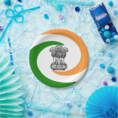 Indische wapenstilstand papieren bordje (Feest)