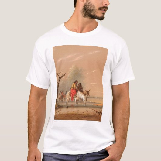 Indische watering van de bergen (1068A) T-shirt (Voorkant)