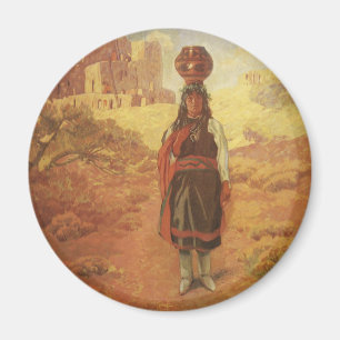  Indische watertransporteur door EW Rollins Magneet