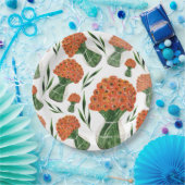 Indische Waterverf Ranunculus Papieren Bordje (Feest)