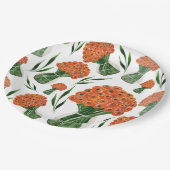 Indische Waterverf Ranunculus Papieren Bordje (Gekanteld)