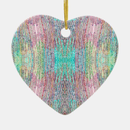 Indische zomer keramisch ornament (Voorkant)