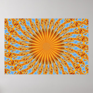 Indische zomerwarmte poster