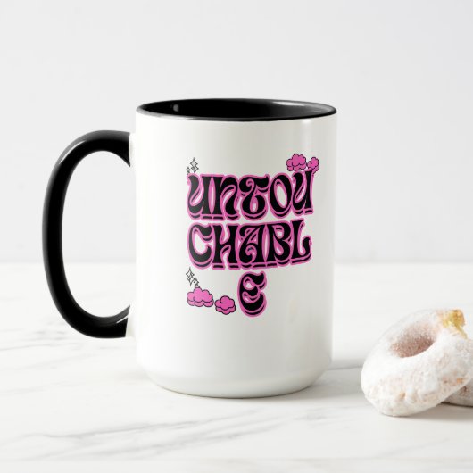 INDISPONIBLE – Mug Énergie de Méchante de Grande V (Avec donut)