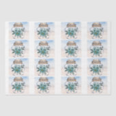 Individual Coastal Florals in a Jar Decoupage  Tissuepapier (Voorkant)