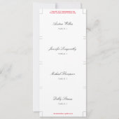 Individueel gepersonaliseerde trouwplaats kaarten  (Voorkant)