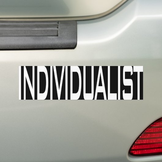 Individuele Bumpersticker (Op auto)
