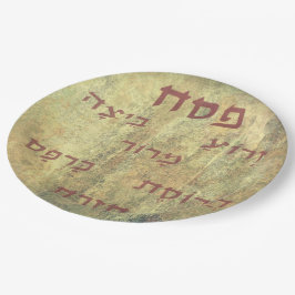 Individuele Pesach Seder Borden voor iedereen Papieren Bordje