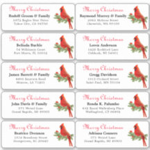 Individuele vakantienaam adresetiketten Sticker