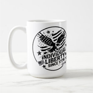 Individuele Vrijheid Sinds 1776 Patriottisch Koffiemok