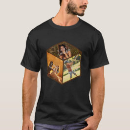 Individueller 3D-Bilderwürfel, Foto-Kollage in 3D T-shirt