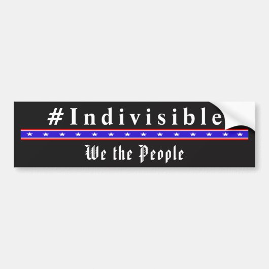 INDIVISIBLE - Nous Le Peuple Sticker (Devant)