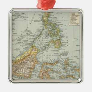 Indo china en Maleisische eilandengroep Metalen Ornament