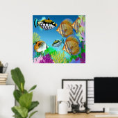 Indo-Pacific Coral Reef Fish Poster (Thuiskantoor)