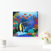 Indo Pacific Coral Reef Fish Wall klok (Huis)