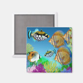 Indo Pacific Reef Fish Magnet (Recto/Verso)