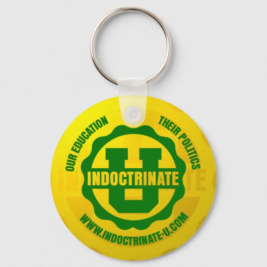 "Indoctrinaat U" Radiation Logo Sleutelhanger (Voorkant)