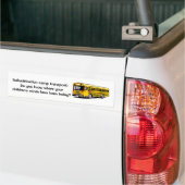 Indoctrineringskamp vervoer bumpersticker (Op Truck)