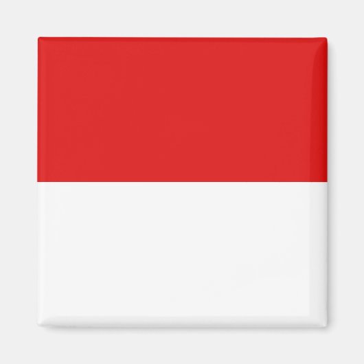Indonesia Flag Magnet Magneet (Voorkant)