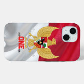 Indonesian Pride iPhone 15 Coque (Verso (horizontal))