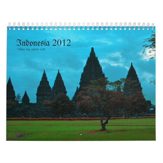 Indonesië 2012 kalender (Hoes)