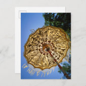 Indonesië, Bali | Temple Umbrella Briefkaart (Voorkant / Achterkant)