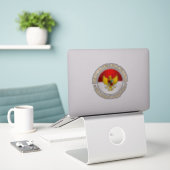 Indonesië (d) sticker (Laptop op bureau)