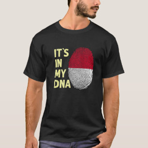 Indonesië in mijn Indonesische Dna-vlaggenteam Ind T-shirt