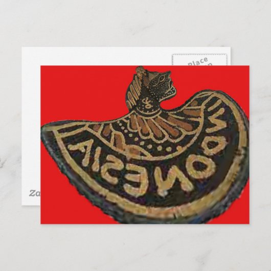 Indonesië Javaanse Shadow Puppet Culturele Kunst Briefkaart (Voorkant / Achterkant)