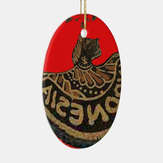 Indonesië Javaanse Shadow Puppet Culturele Kunst Keramisch Ornament (Rechts)