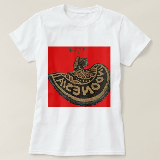 Indonesië Javaanse Shadow Puppet Culturele Kunst T-shirt (Design voorkant)