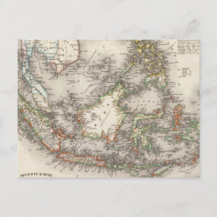 Indonesië, Maleisië Briefkaart