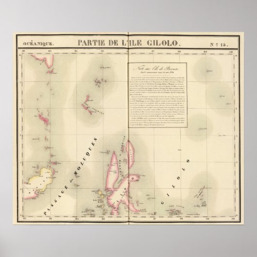 Indonesië Oceanië nr. 15 Poster (Voorkant)