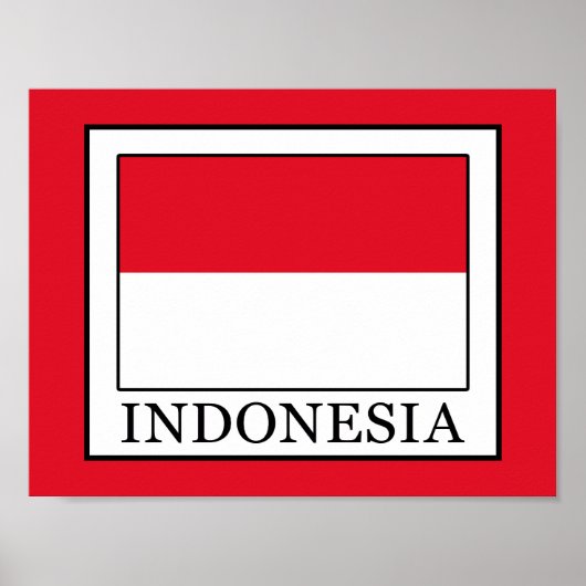 Indonesië Poster (Voorkant)