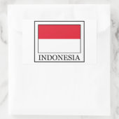 Indonesië Rechthoekige Sticker (Tas)