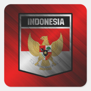 Indonesië Vierkante Sticker