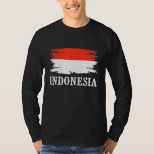 Indonesië Vlag I houdt van Indonesië T-shirt