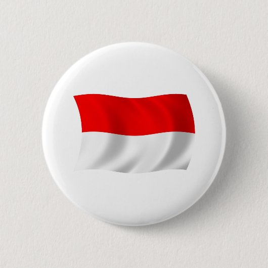Indonesië Vlag Knop Ronde Button 5,7 Cm (Voorkant)